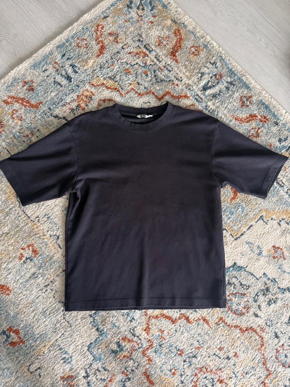 Uniqlo Men's Short Sleeve Crew T-Shirt - Navy